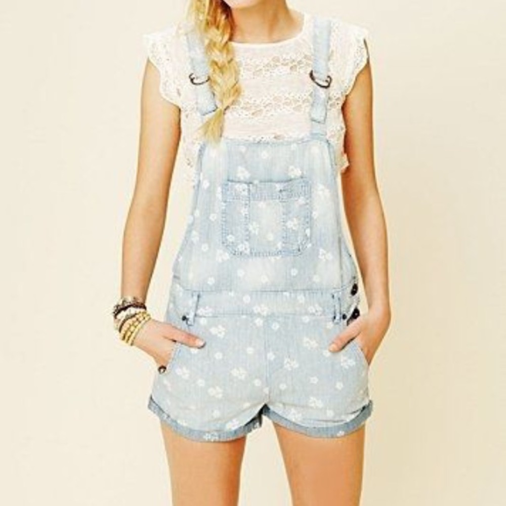 Free People shortie overalls